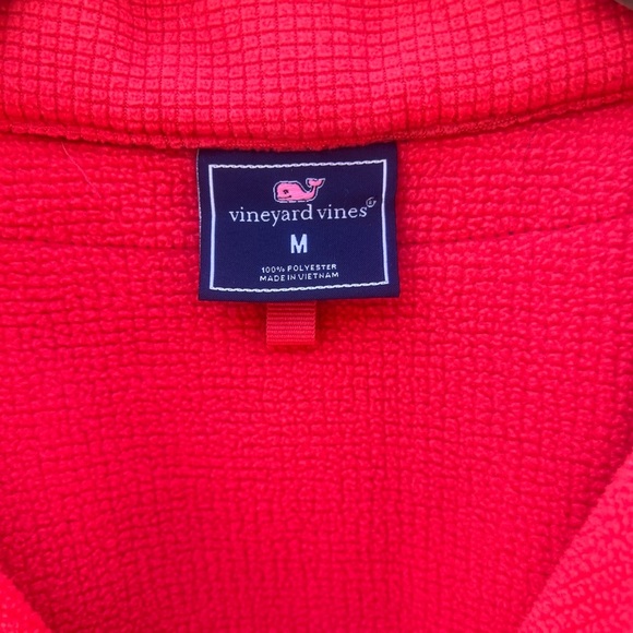 Vineyard Vines Fleece Pullover Adult Size Medium  Blue Red USA - Picture 4 of 8